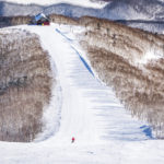 Les pistes de ski à Hokkaido au Japon